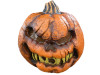 Rotten Flaming Pumpkin With Timer 8" - pumpkin light not turned on