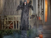 Animated Standing Skeletal Reaper with Wings, 33 1/2" x 74 3/4"