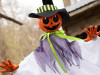 Animated Smiling Pumpkin Scarecrow, 47 1/4" inches