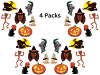 Wholesale Vintage Halloween Classic Cutouts | Pack of 4