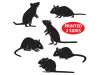 Mice Silhouettes | 4 Packs