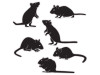 Mice Silhouettes | 4 Packs