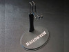Halloween 4 Figure Stand - Black Display Base with White Logo for Collectible Figures