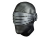 Snake Eyes Mask from G.I. Joe - Black Stealth Warrior Helmet