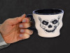 Vintage Halloween Ceramic Skull Mug