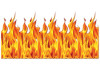 Flame Backdrop - 1 pc