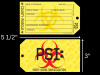 Crime Scene Investigations Toe Tag Invitations - 96 pcs