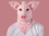 Adults Pig Moving Mouth Overhead Mask