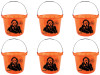 Kids Scream Ghost Face Halloween Treat Buckets - 6 pcs