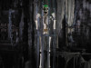 Animated Light-Up Skeleton in a Shaking Cage
