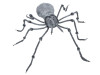 Oversized spider decoration for indoor or covered outdoor use