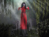 Animated Standing Up & Down Lady in a Red Dress - 5 Ft. 10 3/4"