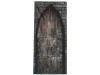 Scary Closed Wooden Castle Door Curtain - 7 Ft. 2 1/2"