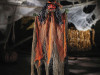 Hanging Orange Pumpkinhead Scarecrow with Hat - 27 1/2"