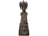 Tombstone with Light-Up Angel & Skulls - 5 Ft. 7"