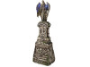 Tombstone with Light-Up Angel & Skulls - 5 Ft. 7"
