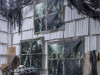 Zombies in the Window Door Curtain - 2 Ft