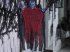 27" Hanging Devil Prop - Red & Black Halloween Decor