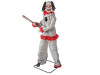 5 Ft 8.75 In Clown with Bat - Animated Halloween Prop