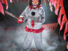 5 Ft 8.75 In Clown with Bat - Animated Halloween Prop