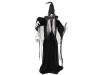 5 Ft 6 In Animated Witch with Skull and Walking Stick