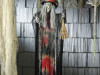 27 inch hanging witch Halloween decoration with broom and hat