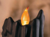 LED Black Candles - Set of 3 - Melting Look Halloween Decoration