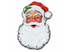 12 Santa Face Cutouts - 26 In Double-Sided Display - Christmas Decor