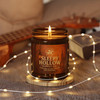 Sleepy Hollow 9oz soy candle with spectral forest illustration on label