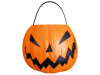 Sleepy Hollow Pumpkin Candy Pail Blow Mold Halloween Bucket