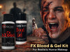 fx blood and gel kit realistic halloween makeup effects