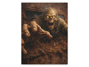 ROTREACH zombie wall art with hand lunging out of canvas