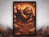 3D undead breakout canvas with zombie claw emerging from ground