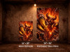 horror canvas size comparison wall display 16x20 24x36 dimensional wall art