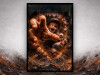 Playbreach 3D illusion horror canvas child breakout wall art with destruction scene
