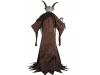 scary time demon halloween prop for haunted house setup