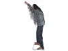 scary two faced zombie halloween yard decoration glowing eyes