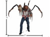 giant spider humanoid halloween prop with severed head