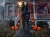 animated mildred wicked witch halloween decoration 6ft light up figure