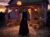 9 ft animated night dweller halloween decoration glowing pumpkin head