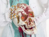 creepy headless skeleton prop light up halloween display