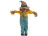 35 inch standing scarecrow halloween prop light up pumpkin