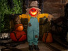 light up sonic scarecrow halloween decoration glowing pumpkin head
