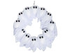 spooky lighted halloween wreath ghosts