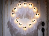 light up ghost wreath halloween decoration