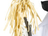 witch hat ghost with broom decoration