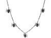black spider chain Halloween decor hanging