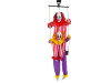 halloween animatronic clown hanging decoration