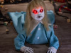 scary halloween animatronic girl jump scare prop