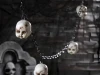 mutilated doll head garland halloween decoration